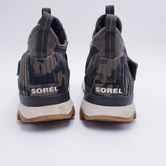 Sorel Kinetic Impact Olive Green Camo Sneakers Hook Loop Womens  Size 8 - Picture 3 of 11